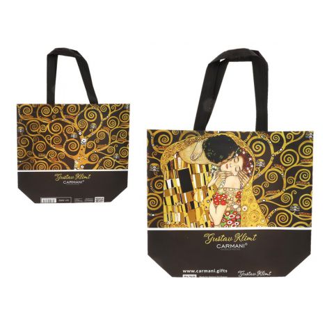 Torba śniadaniowa Carmani, G. Klimt, Pocałunek + Drzewo Życia